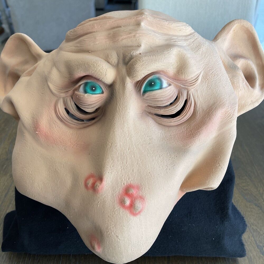 Retro 1983 DON POST STUDIOS Halloween Mask Old Man Latex Rubber Good Condition